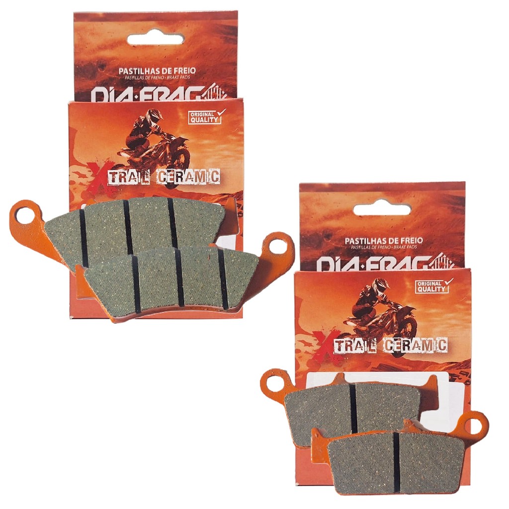 Kit Pastilhas de Freio Xre 300 Sem Abs 2009-2018 /