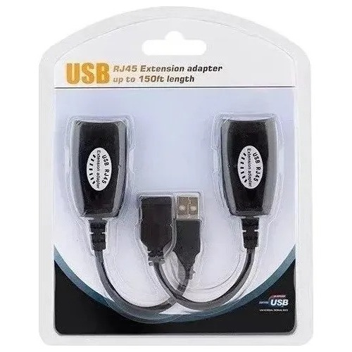 Adaptador Extensor Rj45 Usb 50 Metros(liga O Mouse
