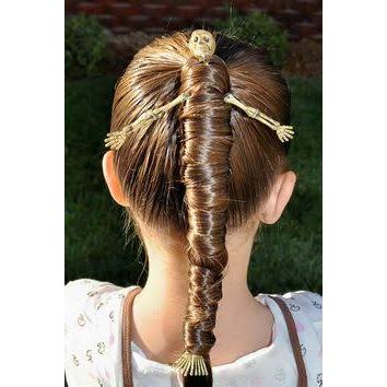 Cabelo Maluco Esqueleto kit escolar engraçado div
