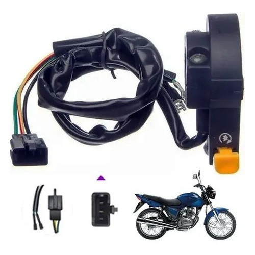 Punho Interruptor Partida Cg Titan 125 Es 2000/200