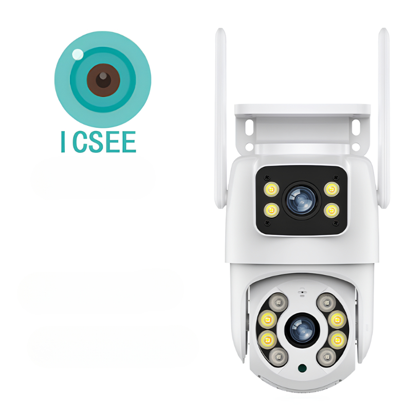 Câmera De Segurança Lente Dupla ICSEE IP66 Wi-Fi