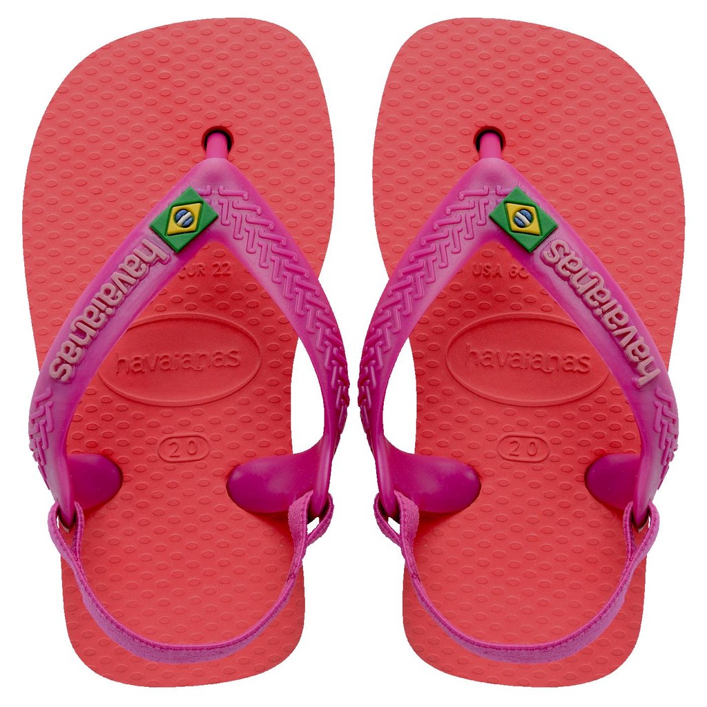Chinelo Havaianas Baby Brasil Logo