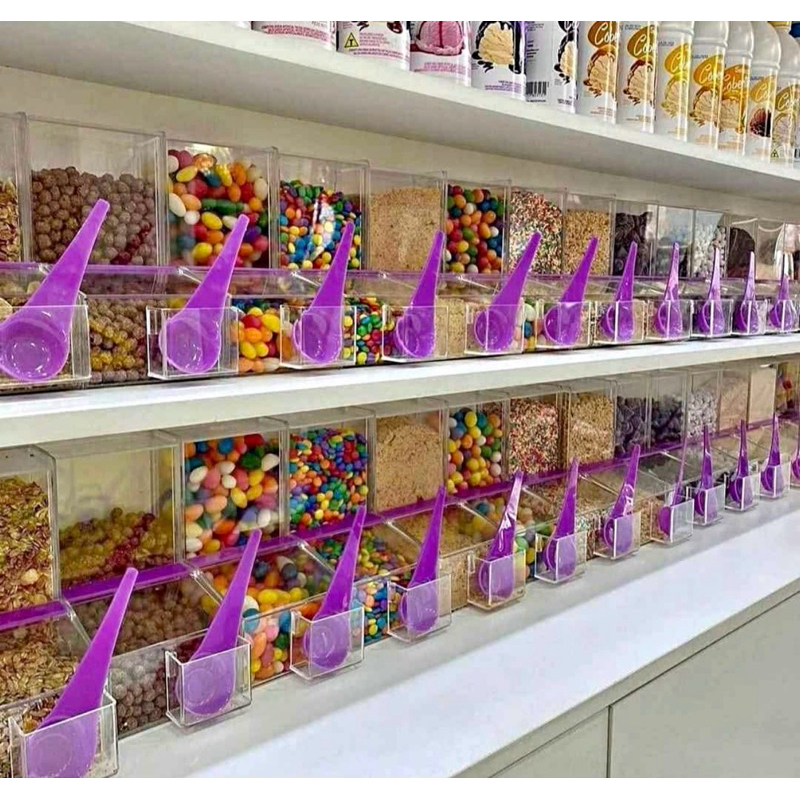 Potes de açaí 6 potes de acrílico para compleme