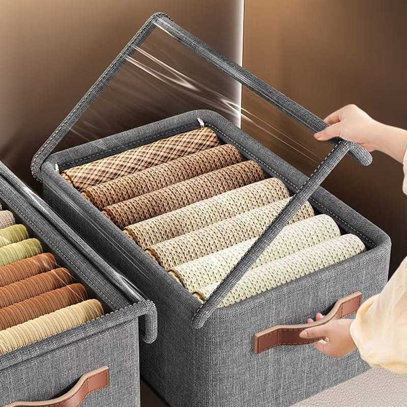 Caixa de Armazenamento de Roupas e Brinquedos  com