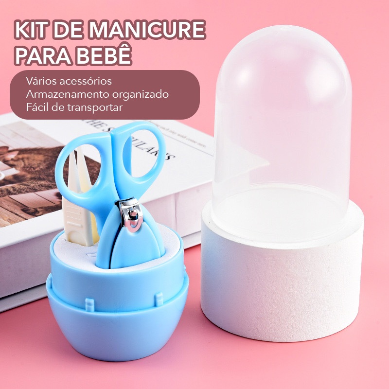Kit Higiene Infantil para Bebê  4 Peças Essencia
