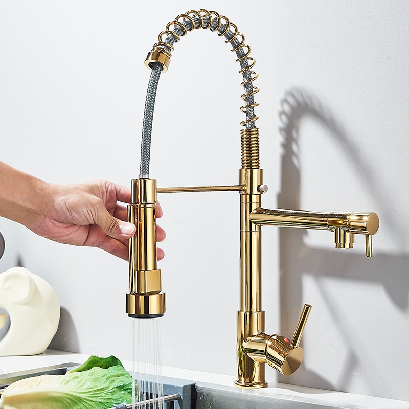 Torneira Cozinha Gourmet Monocomando Com Spray Ext