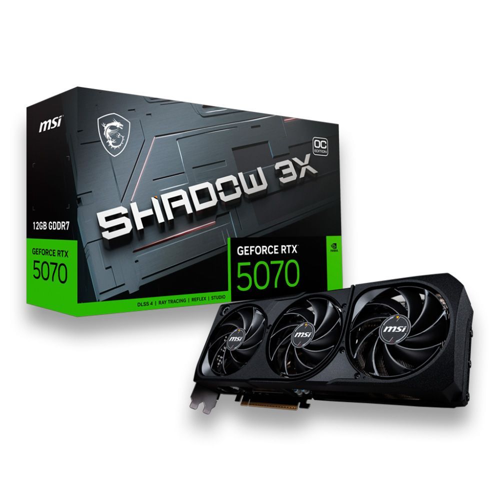 Placa de Vídeo NVIDIA GeForce MSI RTX5070 12GB GD
