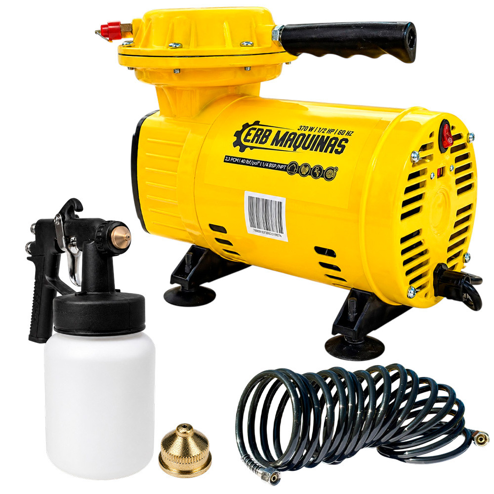 Kit Compressor de Ar Direto 370W Bivolt 127/220V A