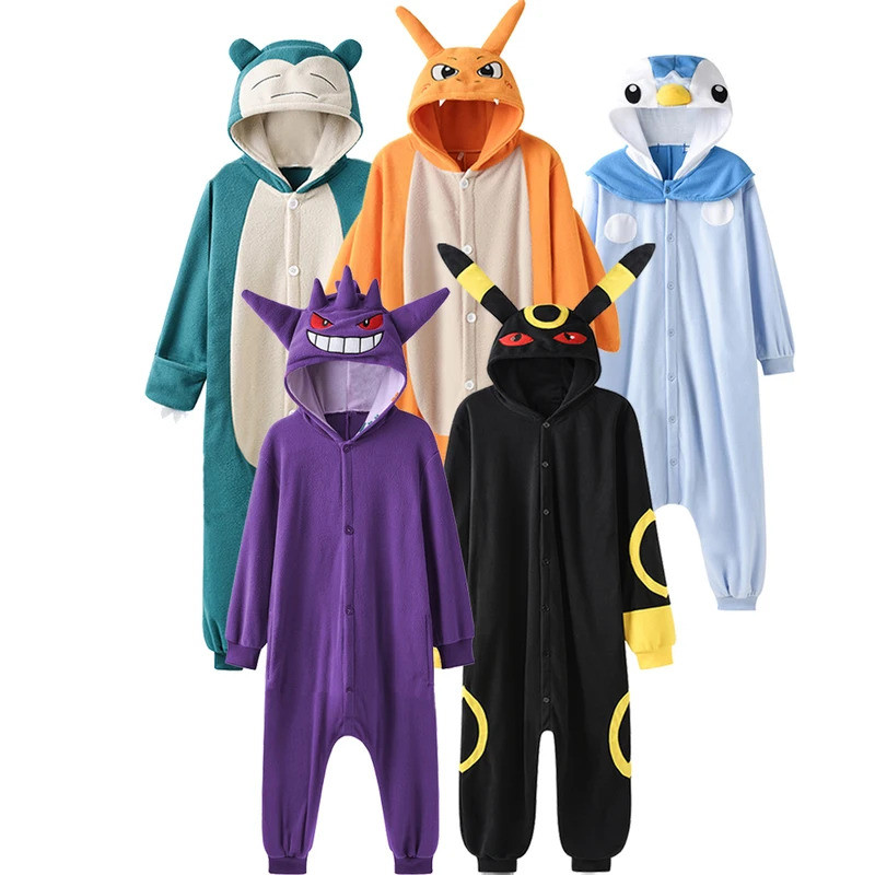 Charizard One Piece Pijamas Gengar Kigurumi Umbreo