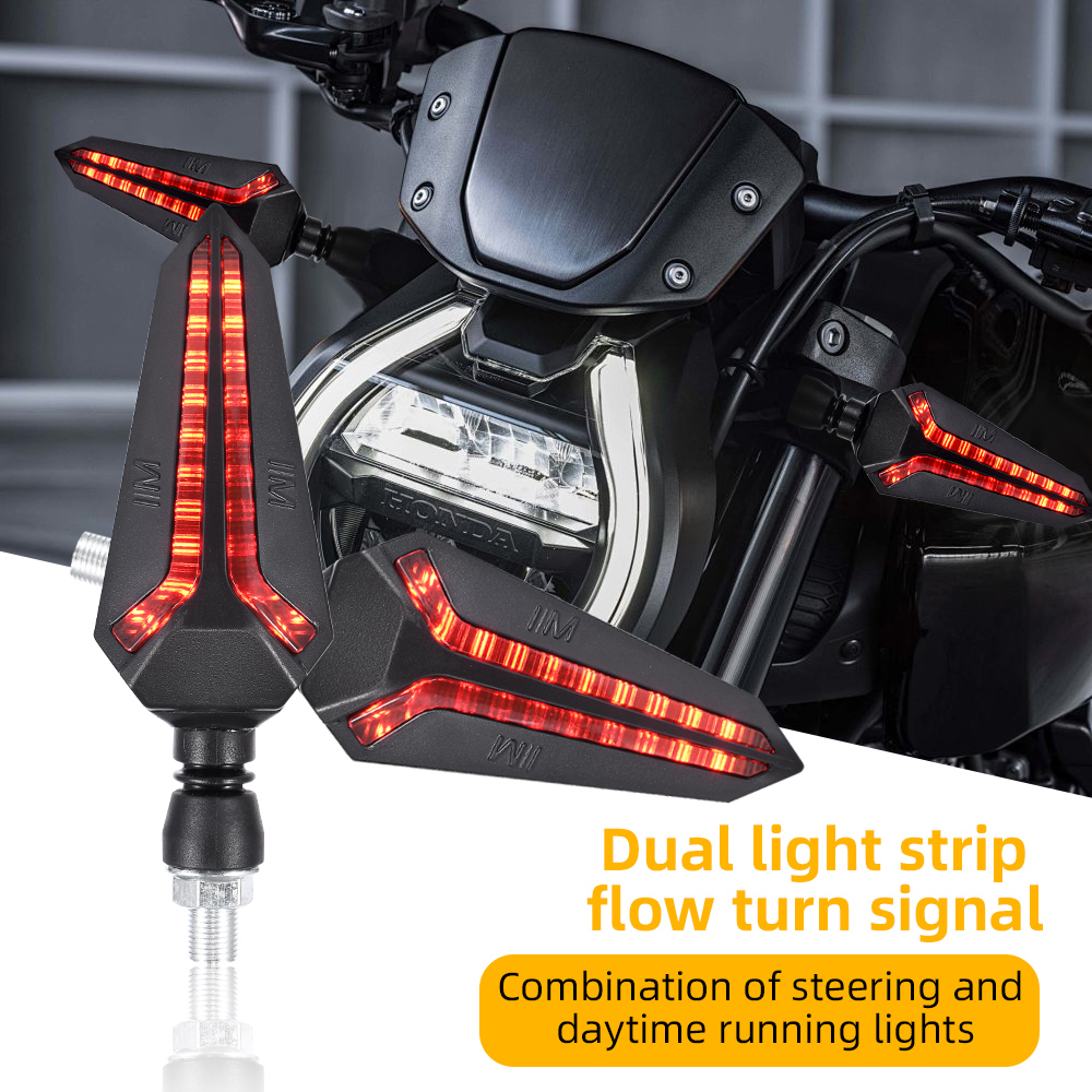 Luzes de Sinalização LED de Motocicleta com Indi