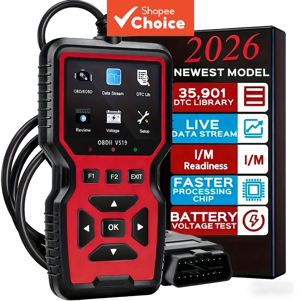 V519 OBD2 Scanner Ferramenta De Diagnóstico De Ca