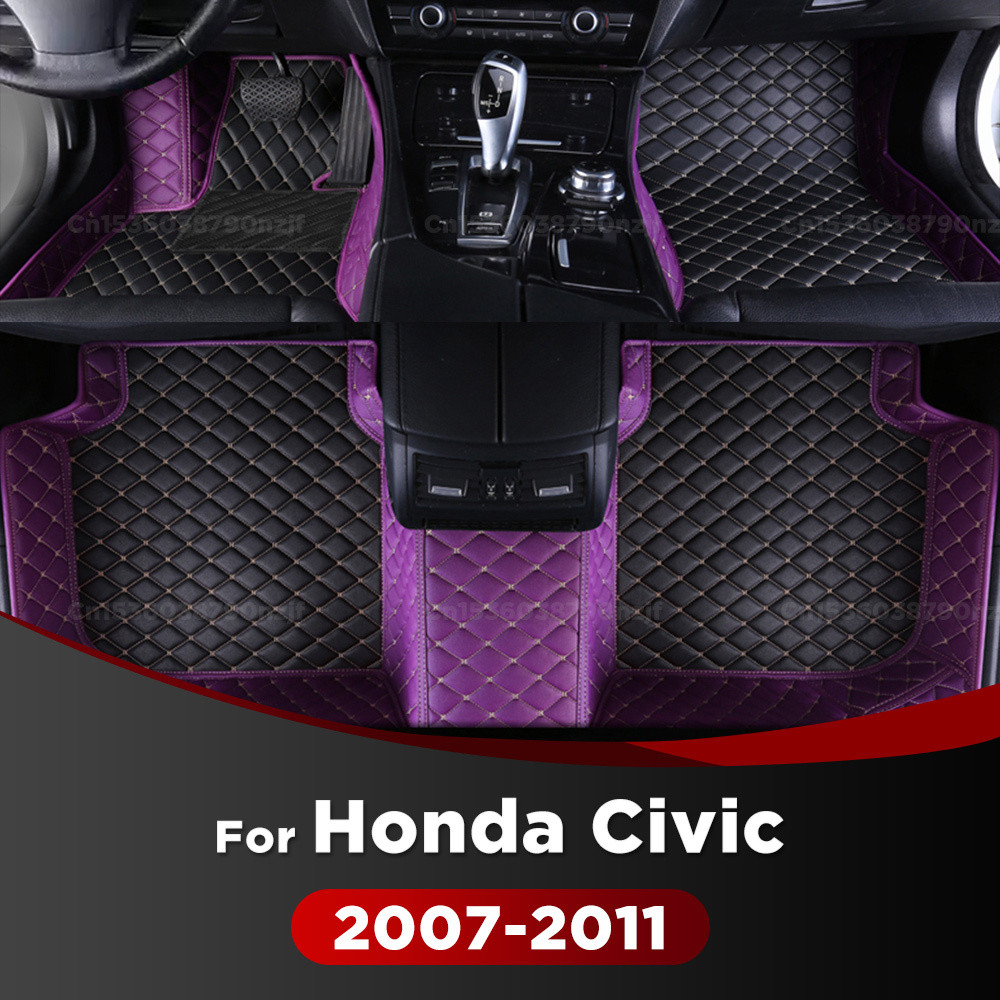 Para Honda Civic 2007 2008 2009 2010 2011 Tapetes 