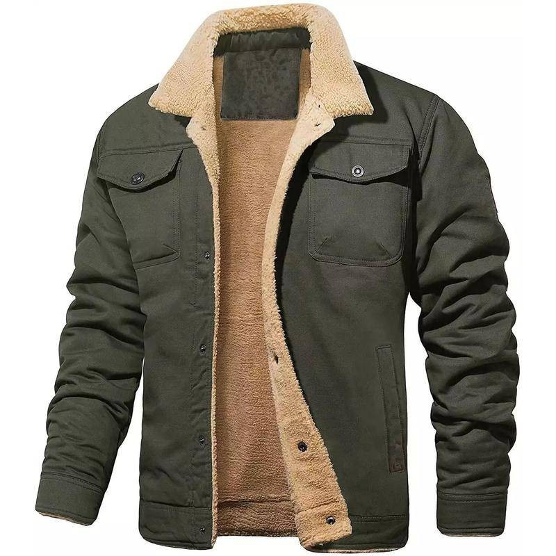 Jaqueta Masculina De Inverno Mais Casaco casual De