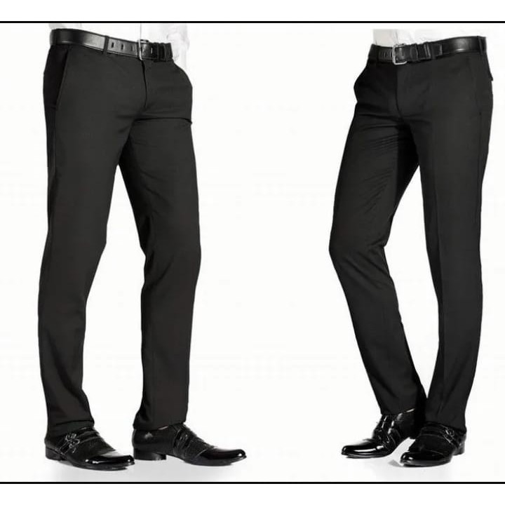 Calça Social Masculina Sem prega Oxford – M