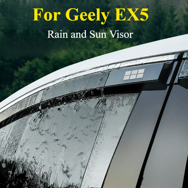 Para Geely EX5 Viseira De Chuva E Sol Protetor De 