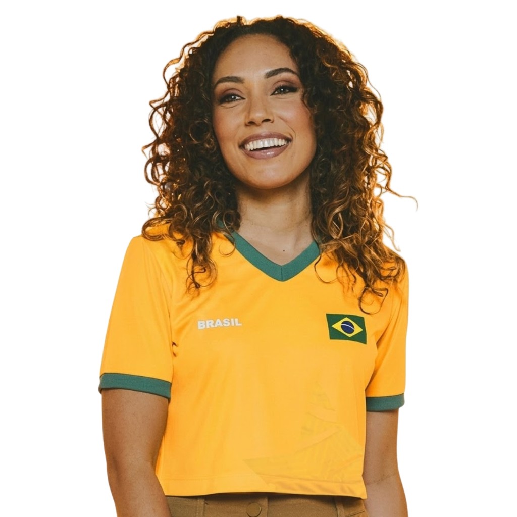 Cropped Brasil Lotus Feminino