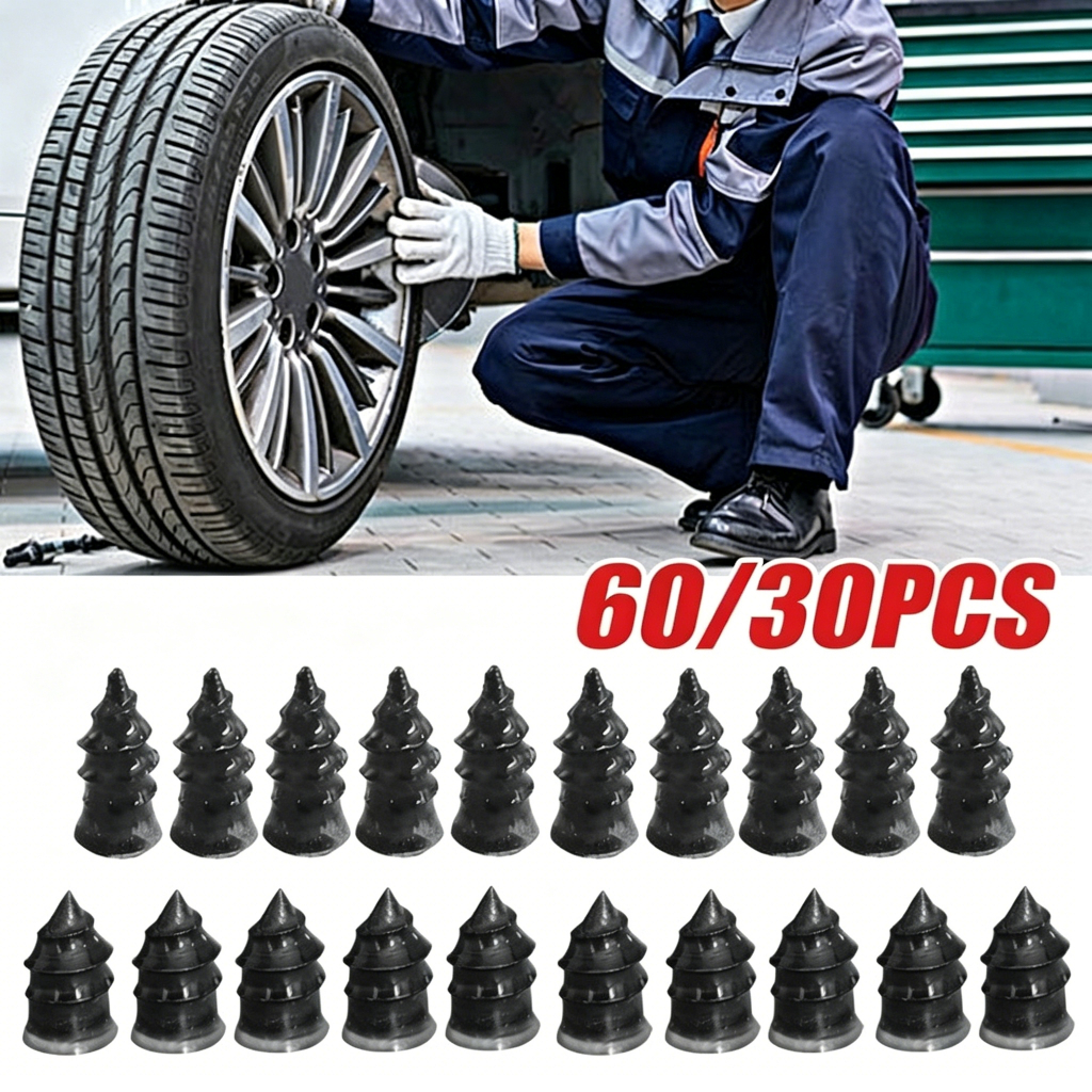 kit 30/60 parafusos macarrão para reparo rápido 
