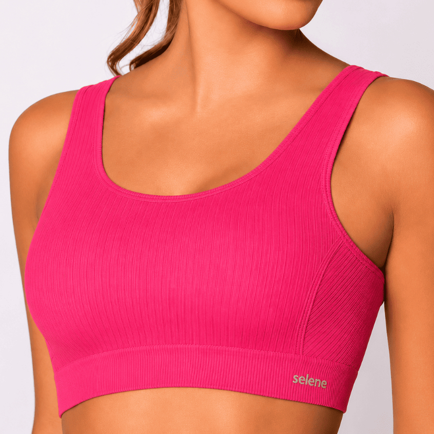 Top Feminino Selene Sem Costura Alta Sustentação