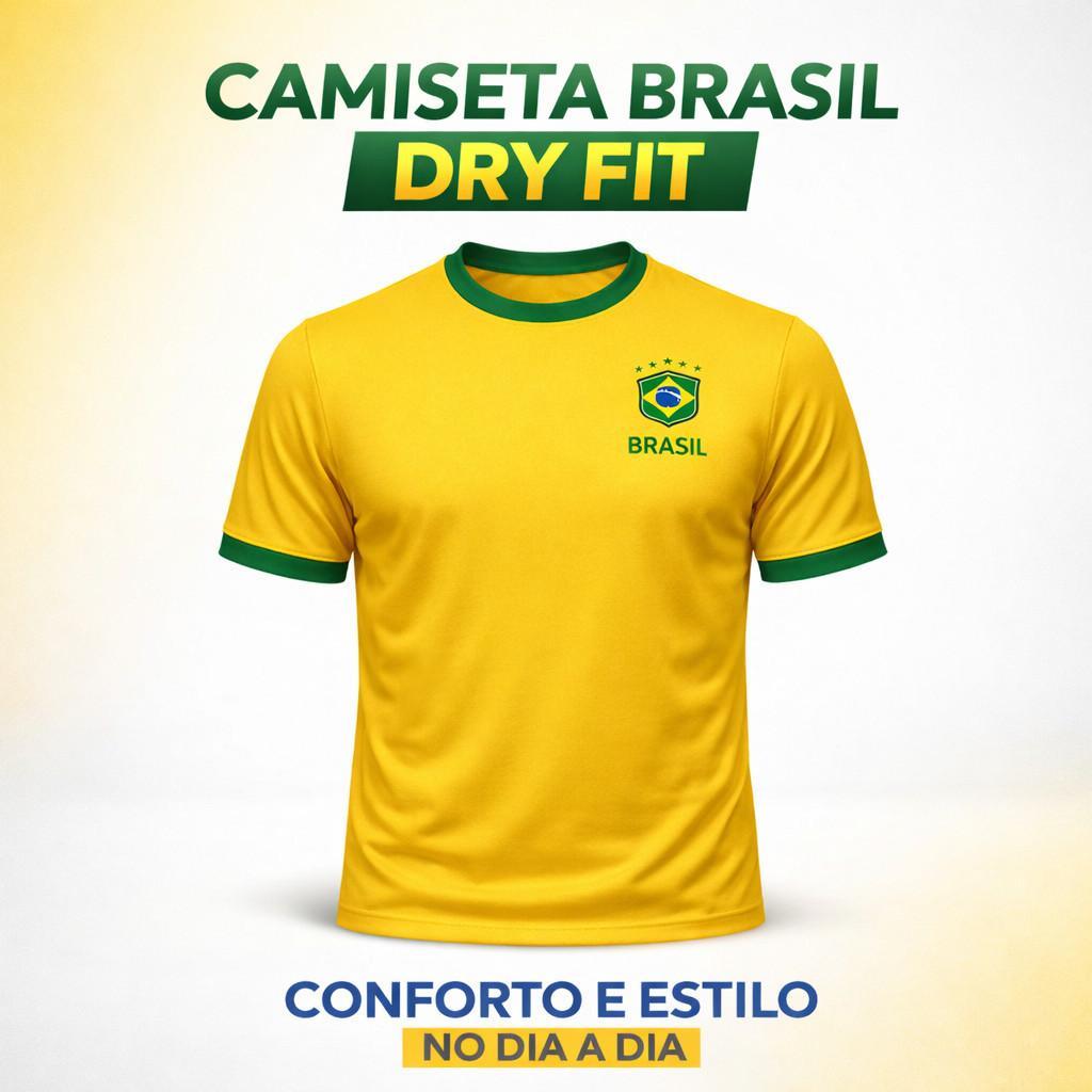 Camisa  Masculina Treino Academia Dry Fit Alta Qua