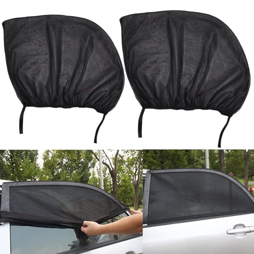 Kit 2 Capa Cortina Janela de Carro Proteção Sola