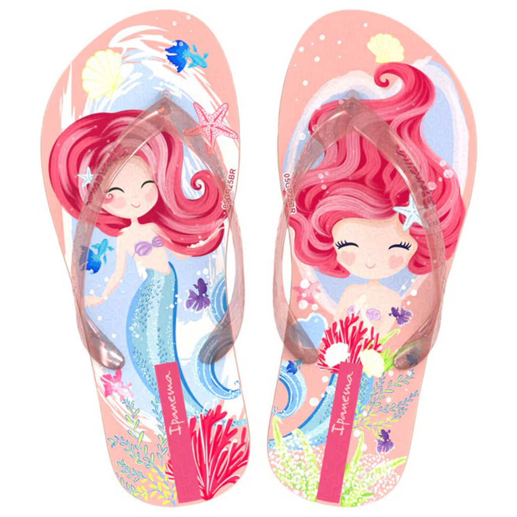 Chinelo Ipanema Infantil Temas Sereia