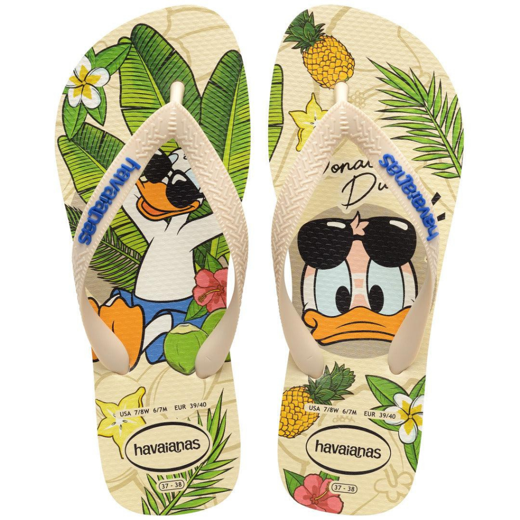 Chinelo Havaianas Pato Donald Top Disney Confortá
