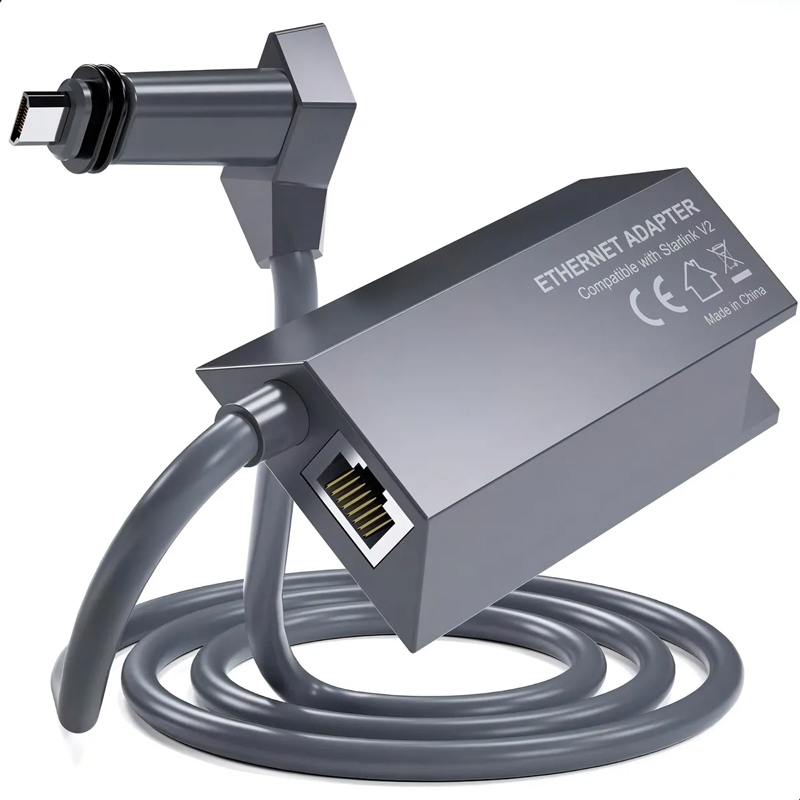 Adaptador Ethernet de rede via satélite Starlink 