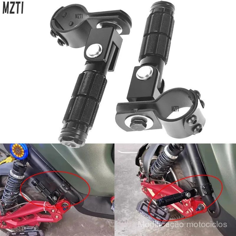22-27mm/30-35mm Pedais Universais para Motocicleta
