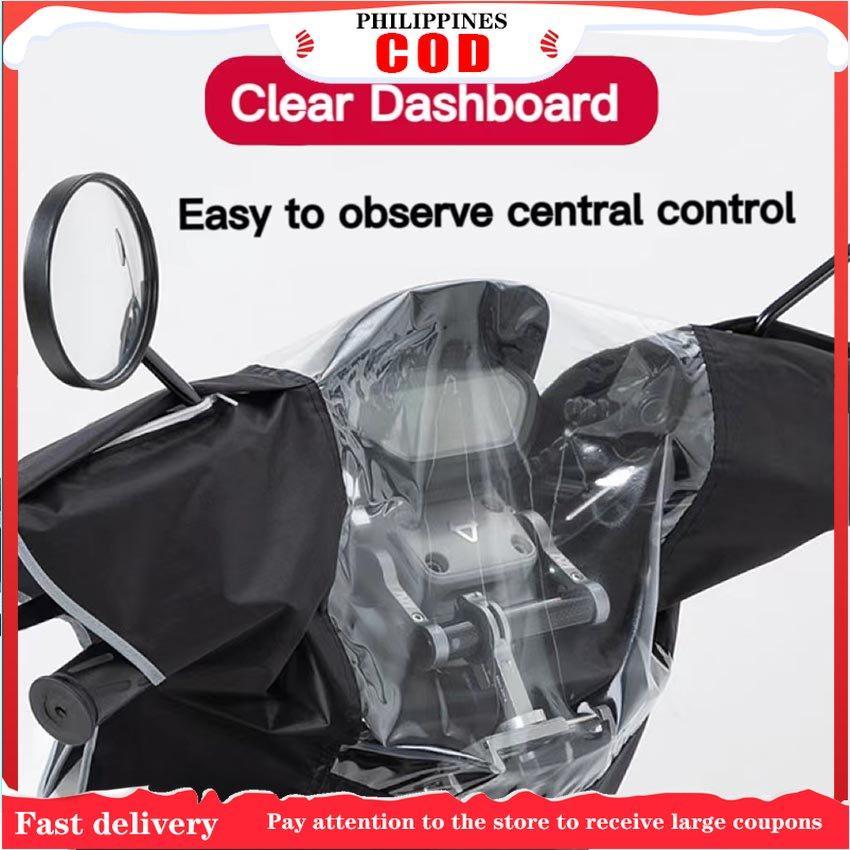 [COD] Capa Frontal De Chuva Com Zíper Para Motoci