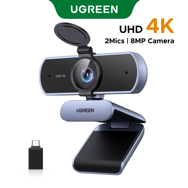 Webcam UGREEN 4K Para PC Ultra HD 1080P 60FPS Câm