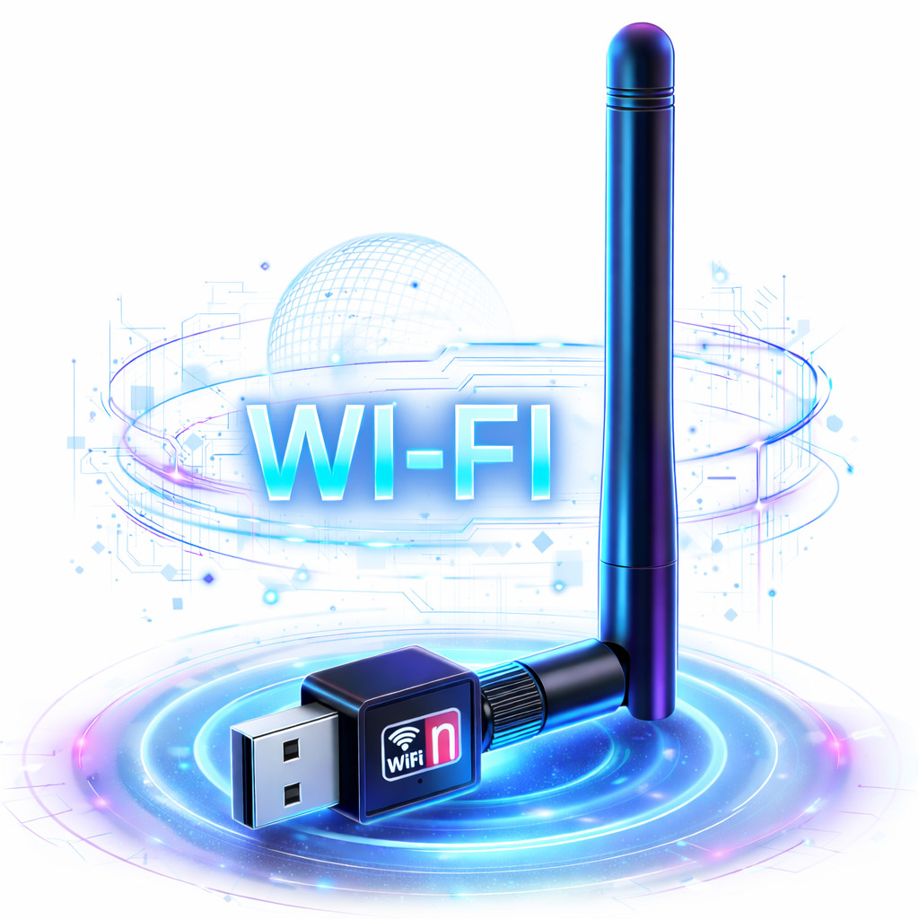 Adaptador Wifi Usb Receptor Antena Wireless Comput