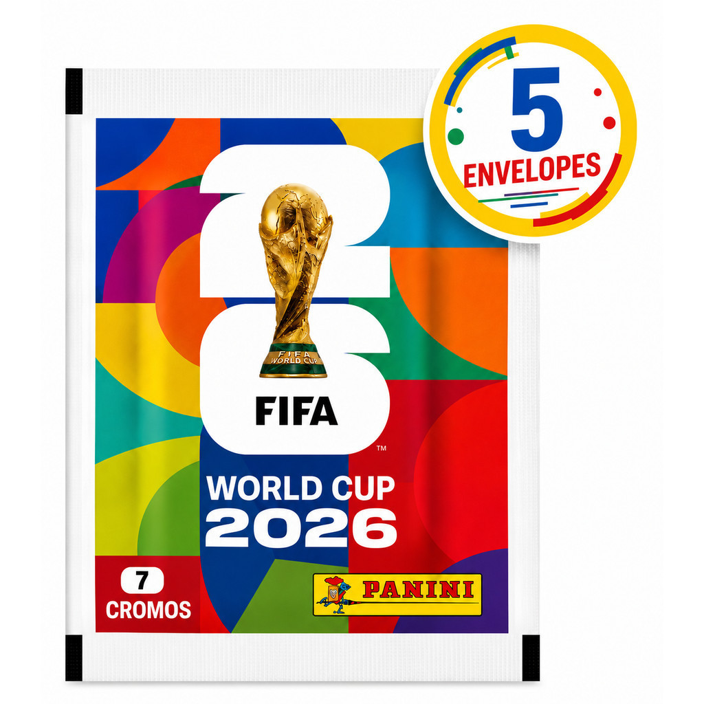 Kit 5 Pacotes 35 Figurinhas Copa Do Mundo 2026 Ofi