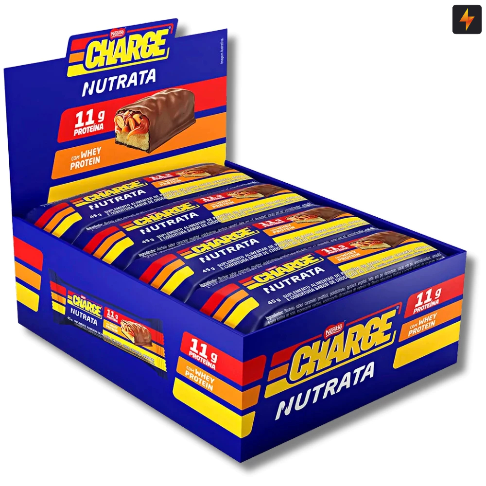 Barra De Proteína Charge Nestle Caramelo Amendoim