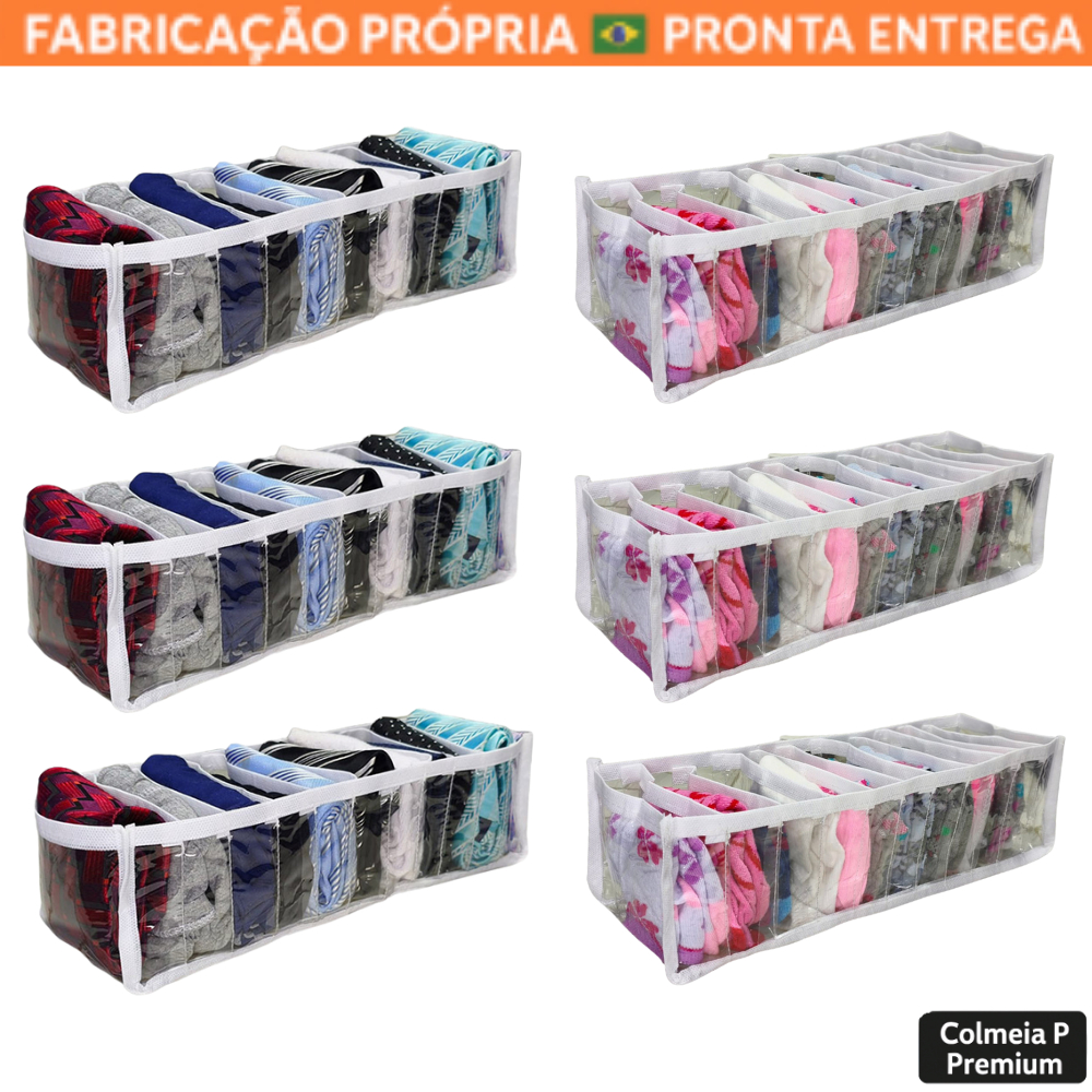 Kit 6 Colmeias Organizadoras P Premium  Gavetas, M