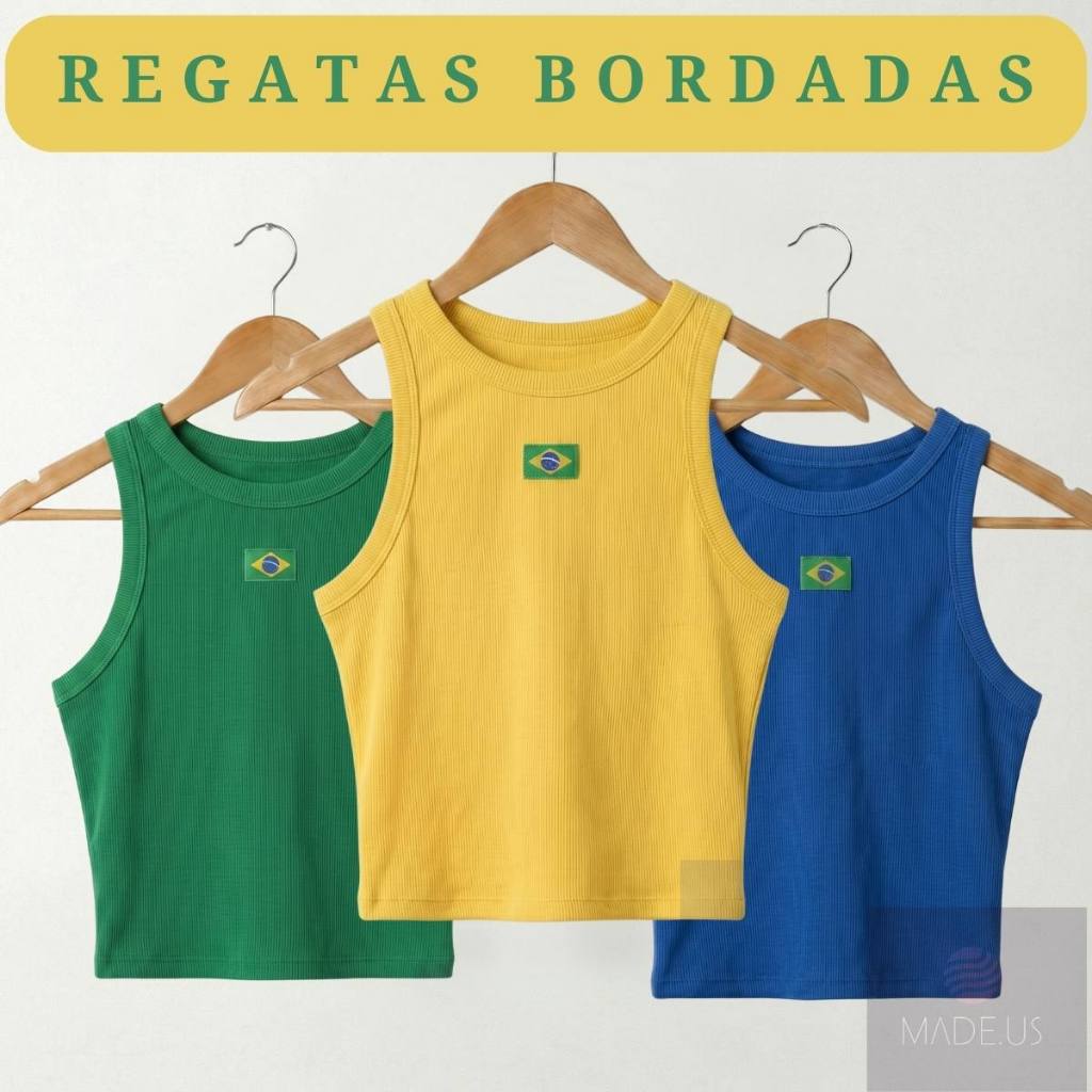 Regatas Femininas Brasil em Ribana com Bandeira BO