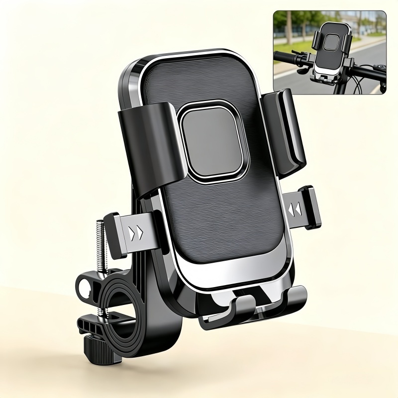 Suporte Celular Moto Bicicleta Travamento Automát