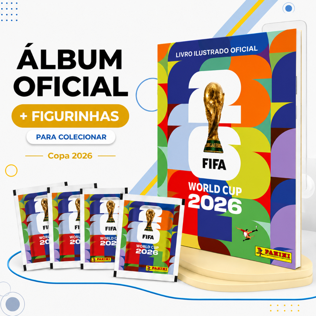 Álbum Copa do Mundo 2026 Figurinhas Original Pani
