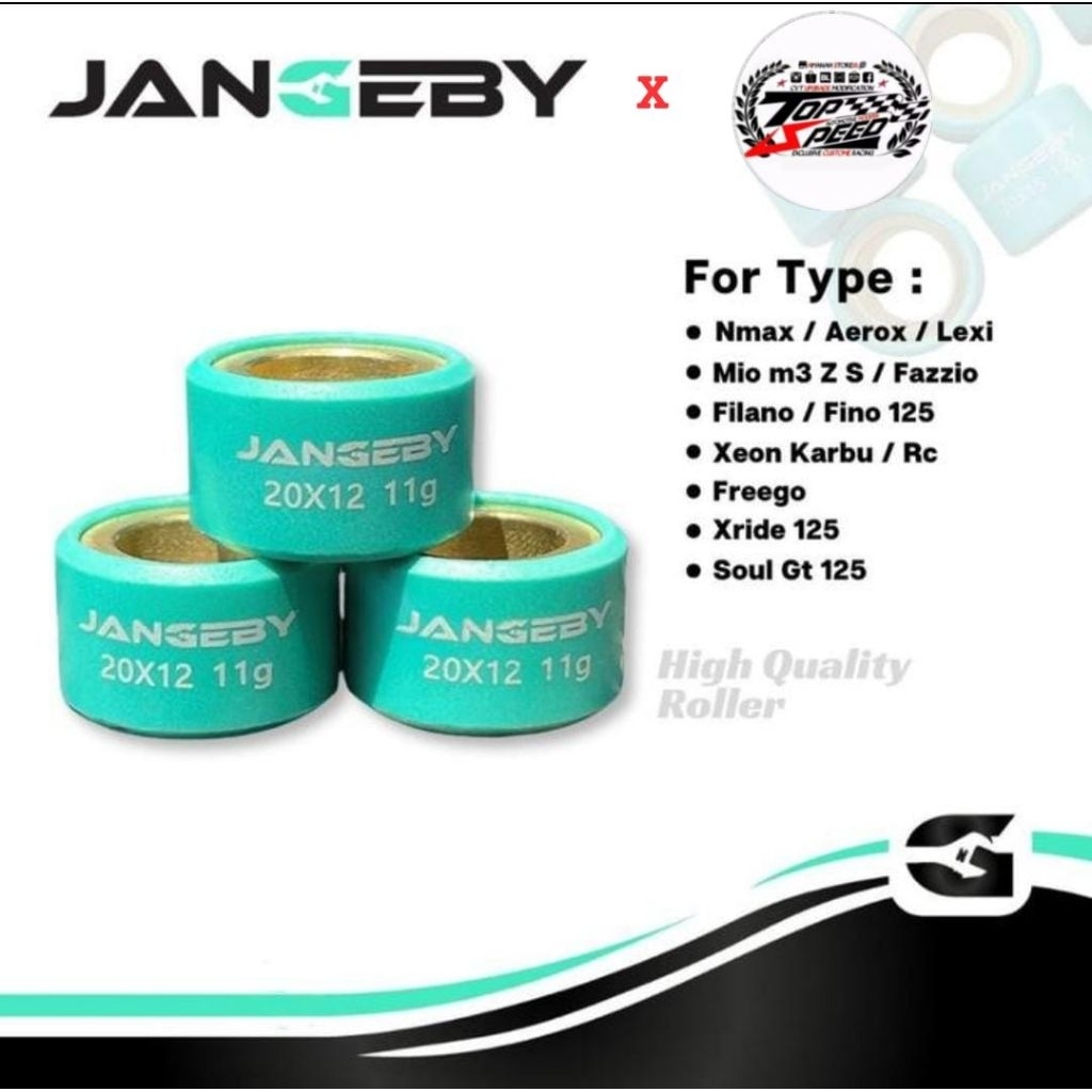 Rolo JANGEBY NMAX AEROX LEXI FAZIO MIO M3 Engrenag