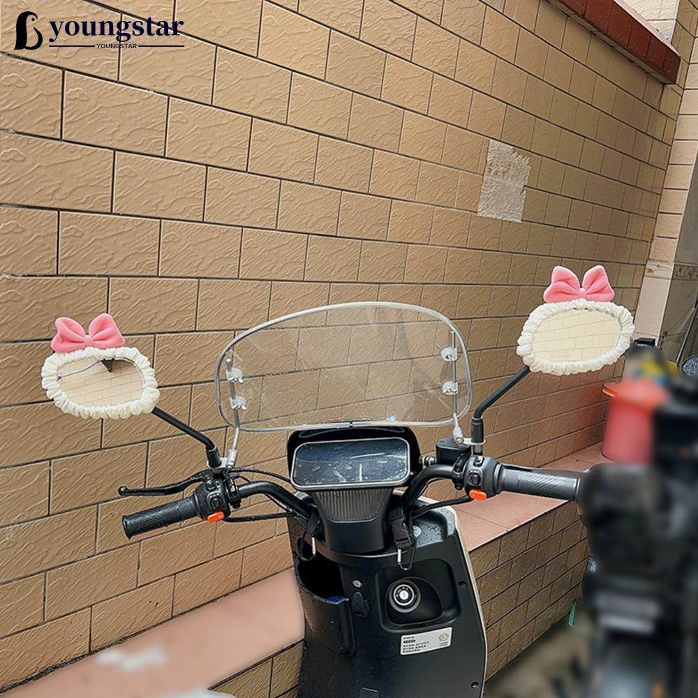 YOUNGSTAR Motocicleta Bowknot Espelho Retrovisor C