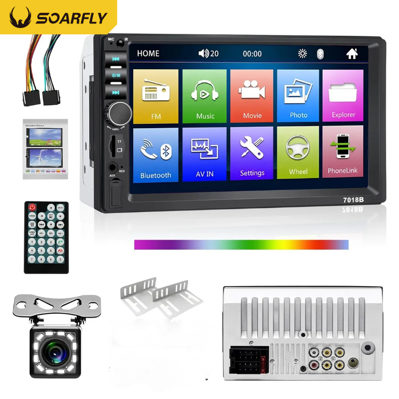 SOARFLY  7  Central Multimídia Universal Para Car