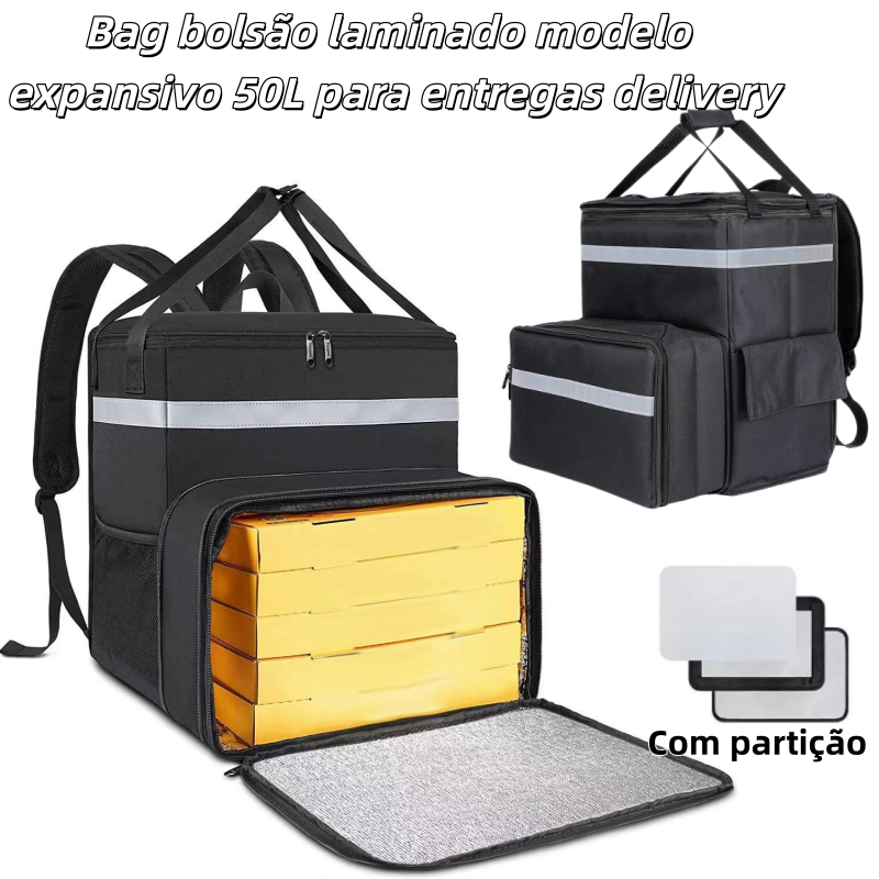 Mochila Bag Impermeável Térmica Motoboy Entrega 