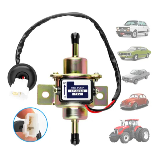 12V Bomba Combustível Gasolina Diesel Álcool Baixa Pressão – EP500-0