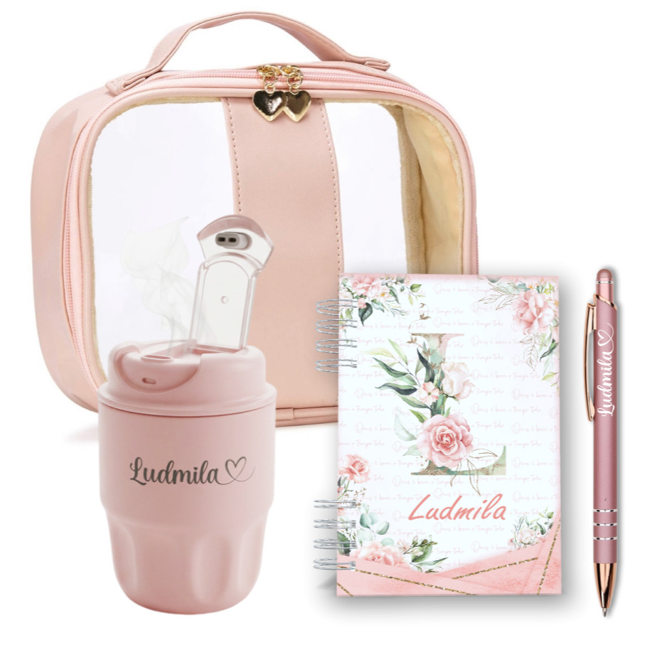 Kit Presente Copo Café Térmico – Caderneta