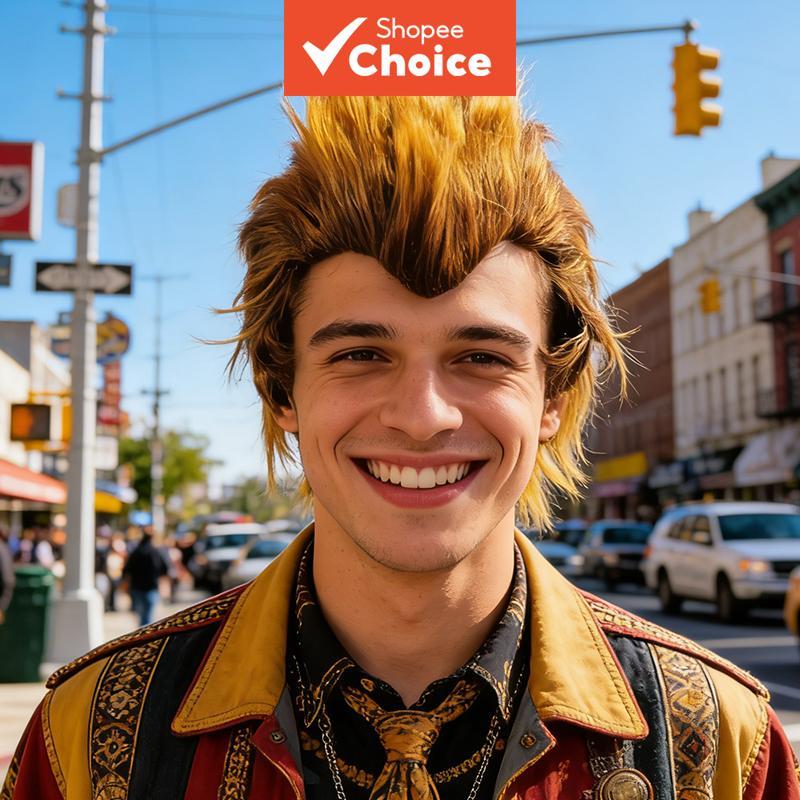 Coleção De Perucas De Cabelo Retrô Pompadour Ma