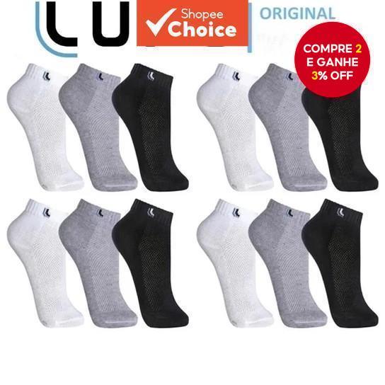 Kit 6 Pares De Meias De Algodão LUPO Para Homens 