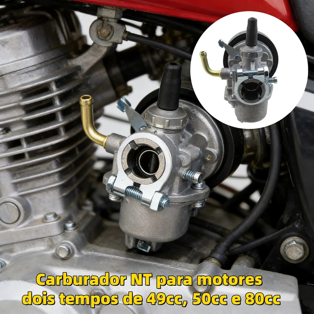 Carburador de Motorizada 49cc e 80cc