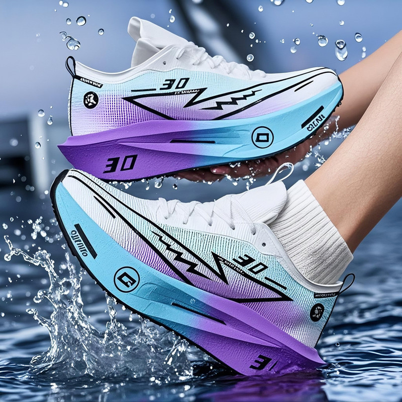 Novos Sapatos Esportivos De Placa De Carbono Com A