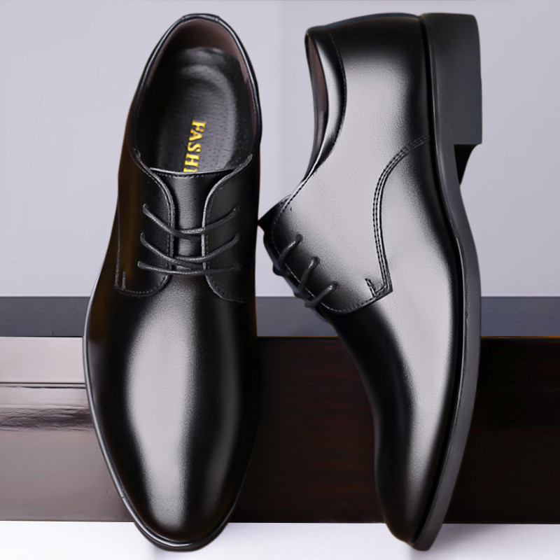 Sapatos masculinos britânicos padrinhos preto noi