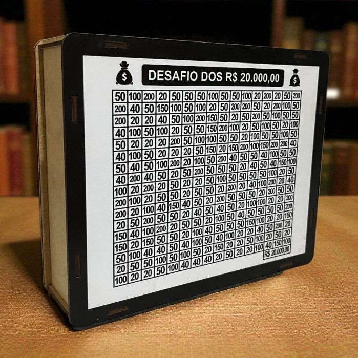 Cofre desafio 10mil 20mil – Valores adesivad