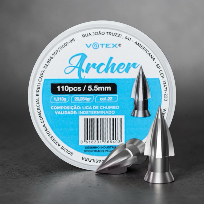 Chumbinho de Alta Precisão Archer 5.5mm  – 